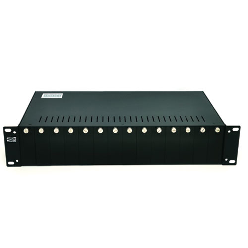 Chassis with 14 slots for Ethernet Media Converters